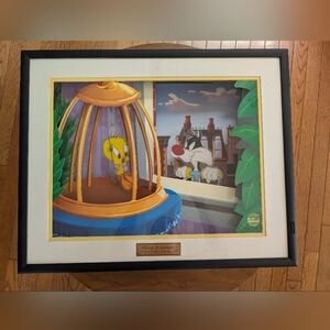 Vintage 1998, Sylvester & Tweety Animated Sericel #4786 w/ COA